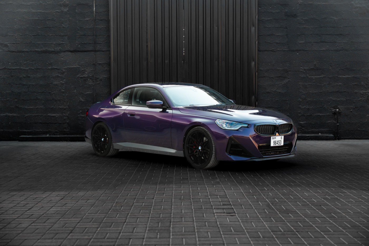 BMW 230i coupé violette
